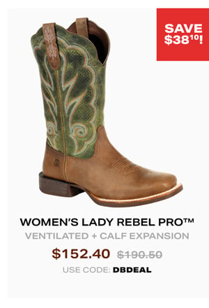 Women's Ventilated Rodeo Performance Boot for $152.40. Save $38.10!