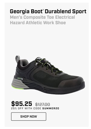 Durablend Sport Men's Composite Toe Electrical Hazard Athletic Work Shoe for $95.25 with code: SUMMER20